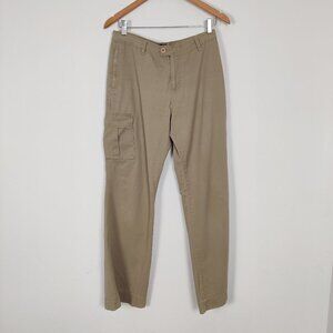 Jacob Annexe Women's Cargo Pants Size 9 / 10 Beige Cotton Casual Outerwear Daily